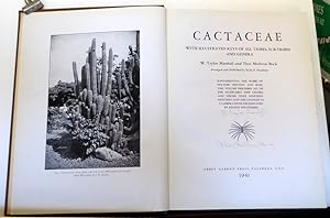 Seller image for CACTACEAE WITH ILLUSTRATED KEYS OF ALL TRIBES, SUB-TRIBES AND GENERA [SIGNED BY BOTH AUTHORS] for sale by RON RAMSWICK BOOKS, IOBA