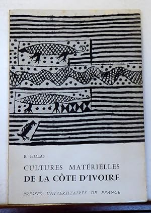 Imagen del vendedor de CULTURE MATERIELLES DE LA COTE D'IVOIRE a la venta por RON RAMSWICK BOOKS, IOBA