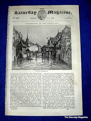 Immagine del venditore per The Saturday Magazine No 429 DIVING Klingert, STRASBOURG, CROSS-BOWS,1839 venduto da Tony Hutchinson