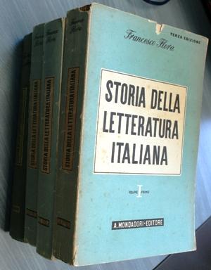 Storia della letteratura italiana in 4 voll