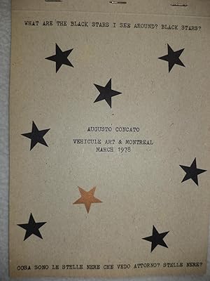 Seller image for What are the black stars i see around ? Black stars ? / Cosa sono le stelle nere che vedo attorno ? Stelle nere ? for sale by Antonio Pennasilico