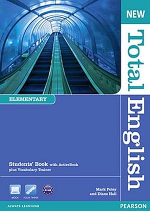 Imagen del vendedor de New Total English, Elementary Students' Book, w. Active Book plus Vocabulary Trainer CD-ROM a la venta por AHA-BUCH GmbH