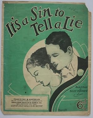 Seller image for It's A Sin To Tell A Lie for sale by At the Sign of the Pipe