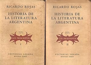 HISTORIA DE LA LITERATURA ARGENTINA Los Proscriptos (2 Tomos)