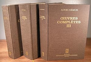 Oeuvres Complètes (de Louis Hémon) (complet en 3 volumes)