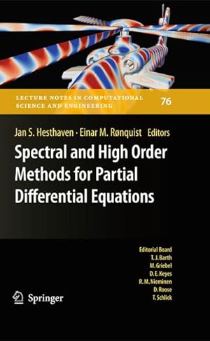 Bild des Verkufers fr Spectral and High Order Methods for Partial Differential Equations : Selected papers from the ICOSAHOM '09 conference, June 22-26, Trondheim, Norway zum Verkauf von AHA-BUCH GmbH