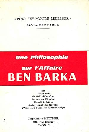 Une philosophie sur l'affaire Ben Barka