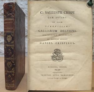 Image du vendeur pour C. Sallustii Crispi quae extant. mis en vente par Antiquaria Bok & Bildantikvariat AB