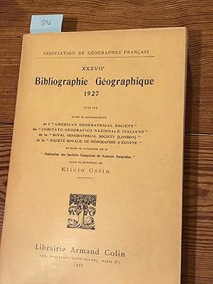 Bibliographie Geographique 1927