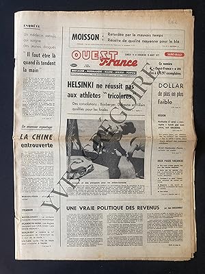 OUEST FRANCE-SAMEDI 14 ET DIMANCHE 15 AOUT 1971