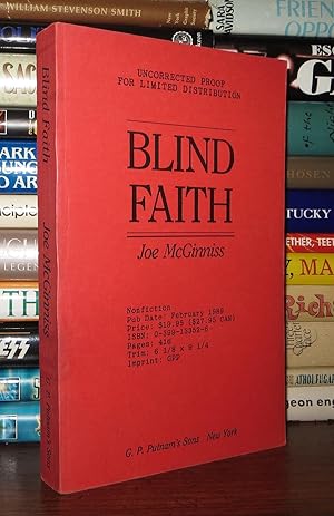 Imagen del vendedor de BLIND FAITH a la venta por Rare Book Cellar