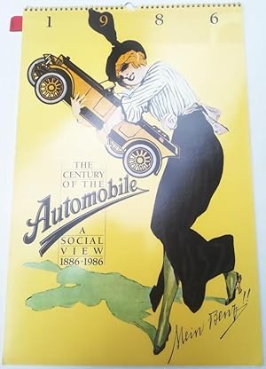 1986. The Century of the Automobile. A Social View. 1886-1986. Cover Art: Mein Benz. Artist Unkno...