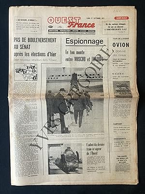 OUEST FRANCE-LUNDI 27 SEPTEMBRE 1971