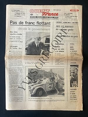 OUEST FRANCE-JEUDI 19 AOUT 1971