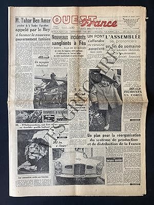 OUEST FRANCE-MARDI 3 AOUT 1954