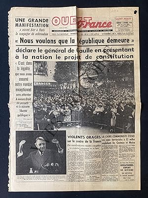 OUEST FRANCE-VENDREDI 5 SEPTEMBRE 1958