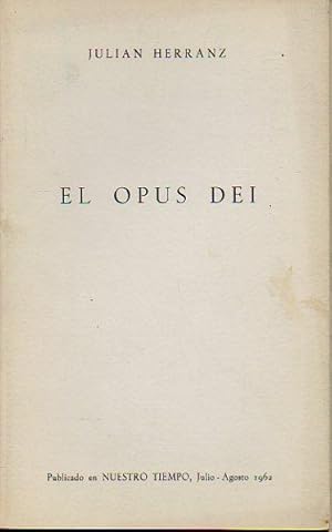 Seller image for EL OPUS DEI. for sale by angeles sancha libros