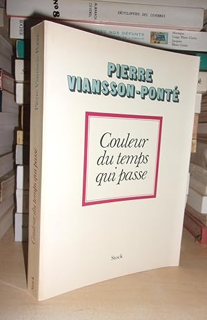 Seller image for COULEUR DU TEMPS QUI PASSE : Chronique II for sale by Planet's books