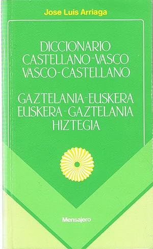 Imagen del vendedor de DICCIONARIO CASTELLANO  VASCO * VASCO  CASTELLANO a la venta por Librera Torren de Rueda