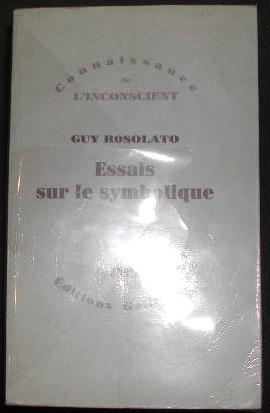 Seller image for Essais sur le symbolique. for sale by alphabets