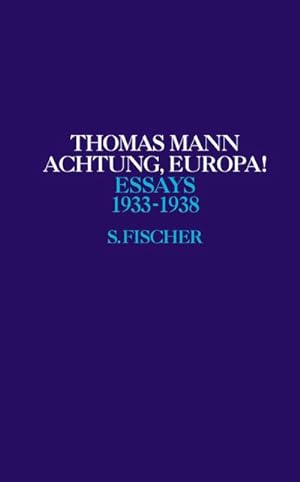 Achtung, Europa! : 1933-1938