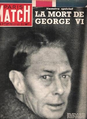 Paris Match N° 152 . 16 Février 1952 : Numéro Spécial - la Mort De George VI