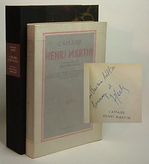 L'AFFAIRE HENRI MARTIN. COMMENTAIRE DE JEAN-PAUL SARTRE. Signed