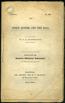 Seller image for The Strict System and the Easy. 1st Series. No. 265 for sale by Kaaterskill Books, ABAA/ILAB