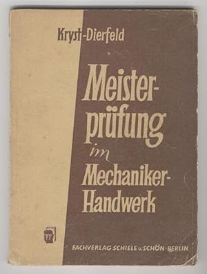 Meisterprufung Im Mechanikerhandwerk