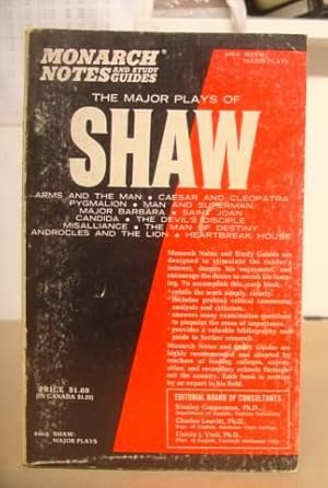 Bild des Verkufers fr Review Notes And Study Guide To The The Major Plays Of Shaw zum Verkauf von Eastleach Books