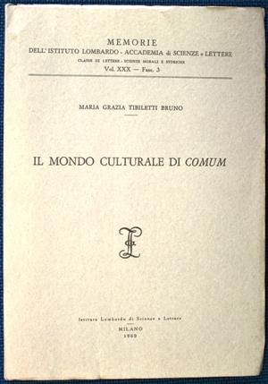 Il mondo culturale di Comun