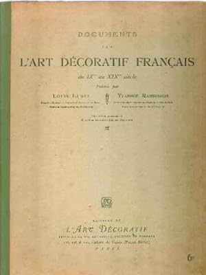 Documents sur l'art decoratif francais du XI° au XIX° siecle/ fascicule VI