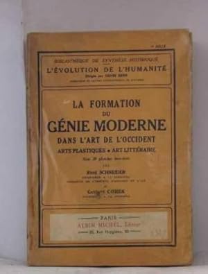 Seller image for La formation du gnie moderne dans l'art de l'occident. for sale by JLG_livres anciens et modernes