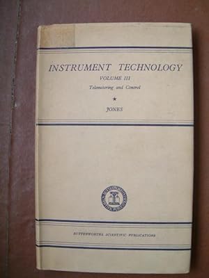 Seller image for Instrument Technology Volume III Telemetering and Automatic Control for sale by Beach Hut Books