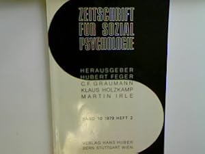 Bild des Verkufers fr Kognitive Algebra bei Aufteilungsentscheidungen. - in : Band 10 - 1979 - Heft 2 - Zeitschrift fr Sozialpsychologie. zum Verkauf von books4less (Versandantiquariat Petra Gros GmbH & Co. KG)