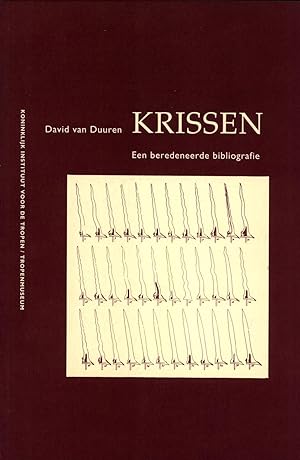 Seller image for Krissen: Een Beredeneerde Bibliografie for sale by Masalai Press
