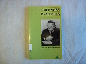 Image du vendeur pour Silences De Sartre mis en vente par Carmarthenshire Rare Books