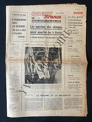 OUEST FRANCE-LUNDI 23 AOUT 1971