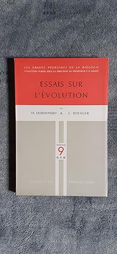 Image du vendeur pour ESSAIS SUR L EVOLUTION. mis en vente par Librairie Sainte-Marie