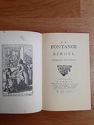 Seller image for [ANONYME] LA FONTANGE BERNEE. Comdie nouvelle - [MARCHAND Jean-Henri] LES PANACHES, ou LES COEFFURES A LA MODE; comdie en un acte. Reprsente sur le grand Thtre du Monde, & Sur-tout  Paris : Prcde de Recherches sur la Coffure des Femmes de l Antiquit Et suivie d Un Projet d Etablissement d Une Acadmie de Modes. for sale by Librairie Sainte-Marie