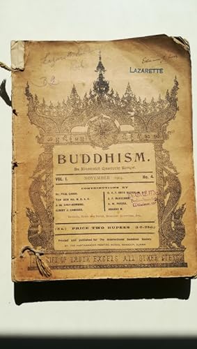Buddhism. An illustrated quarterly Review. Vol. 1, No. 4. November 1904.