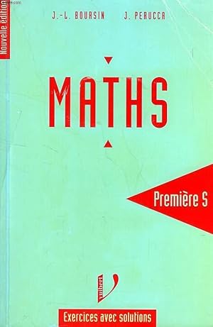 Image du vendeur pour MATHS, 1re S mis en vente par Le-Livre