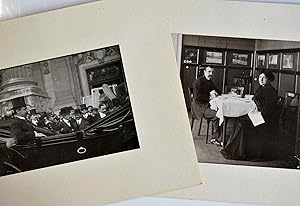 Bild des Verkufers fr Deux belles photos de Louis Blriot  son retour d'Angleterre. zum Verkauf von Traces Ecrites