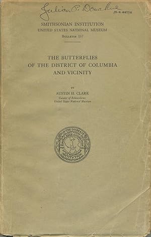 The Butterflies of the District of Columbia and Vicinity. [Smithsonian Institution, United States...