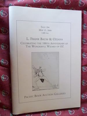 L. Frank Baum & Oziana: Celebrating the 100th Anniversary of the Wonderful Wizard of Oz. Sale 206...