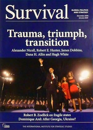 Immagine del venditore per Survival, Global Politics And Strategy: Trauma, Triumph, Transition venduto da Marlowes Books and Music