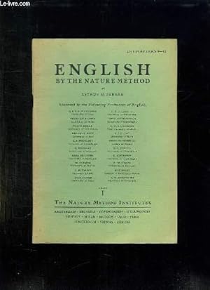 Imagen del vendedor de ENGLISH BY NATURE METHOD. CHAPTER 9 - 12. a la venta por Le-Livre