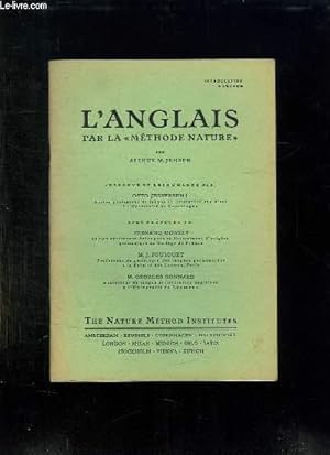 Imagen del vendedor de L ANGLAIS PAR LA METHODE NATURE. INTRODUCTION A L ETUDE. a la venta por Le-Livre