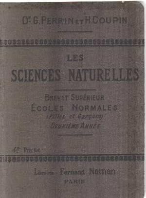 Les sciences naturelles/ brevet superieur ecoles normales