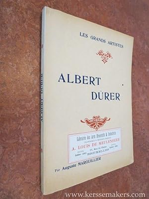 Seller image for Albert Drer. Biographie critique. Illustre de vingt-quatre reproductions hors texte. Nouvelle dition revue et corrige. for sale by Emile Kerssemakers ILAB